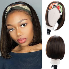 brown synthetic wigs