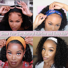natural hairline while using headband wigs