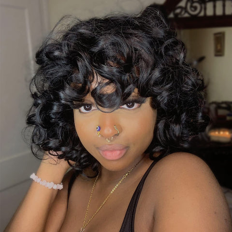 Dorsanee synthetic big curly wig