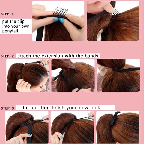 Vomella 0022 Style Corn Wave Synthetic Ponytails for Women