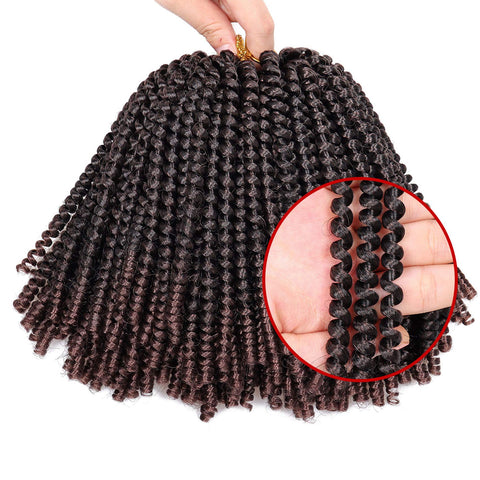 Vomella Spring Twist Braiding Hair Synthetic Fiber 10" 6 Packs