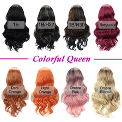 colors of headband wig