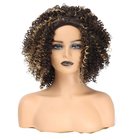 149 Vomellahair Afro Kinky Curly Wig Synthetic Hair SP1B/27#