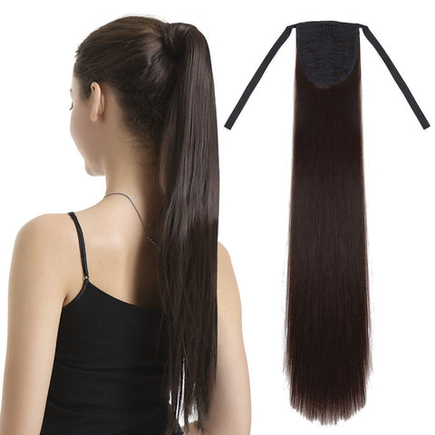 Vomella MJZ Style 22 Inch 3 Colors Synthetic Fiber Ponytails for Women
