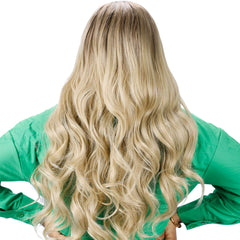 ombre blonde body wave wig