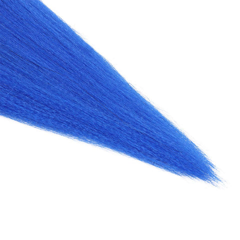 Vomella Easy (20 Inch 1B/Blue# Color) Pre-Stretched Braiding Hair Synthetic Braiding Hair, 8 packs Crochet Braids,Hot Water Setting Braid, Soft Yaki Straight Texture Easy Braid Crochet Hair Extensions for Women